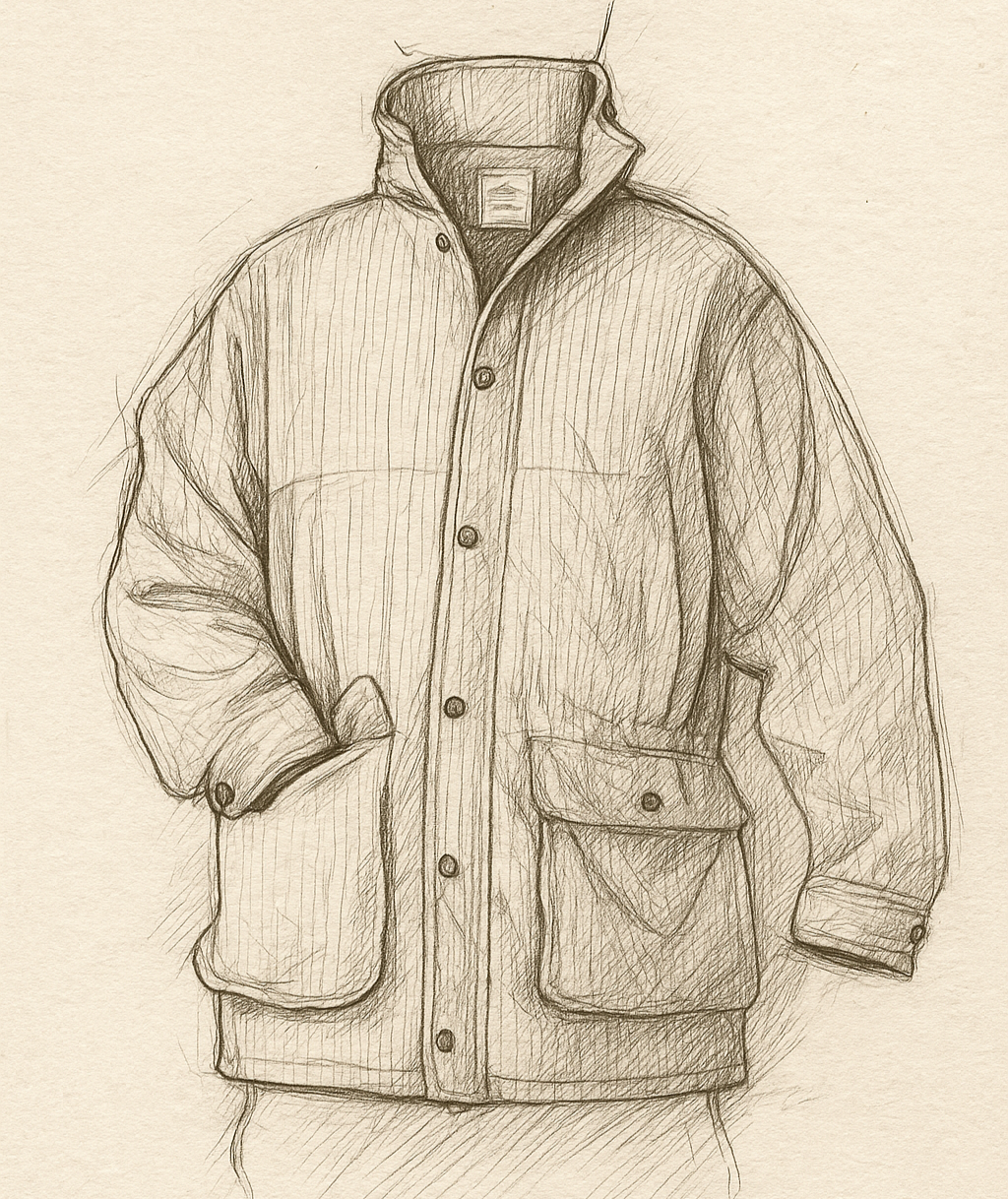 Parka Larga Espiga Ventoblock - Fumarel