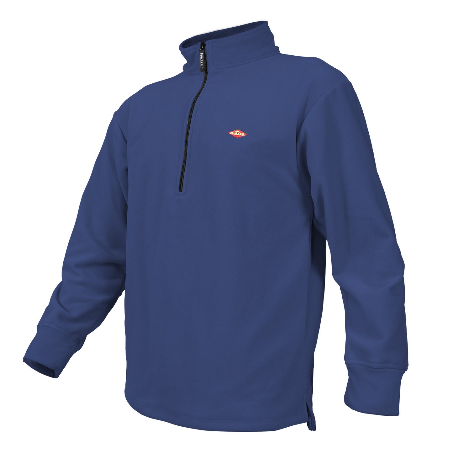 Sudadera Polar Cremallera Azul Acero