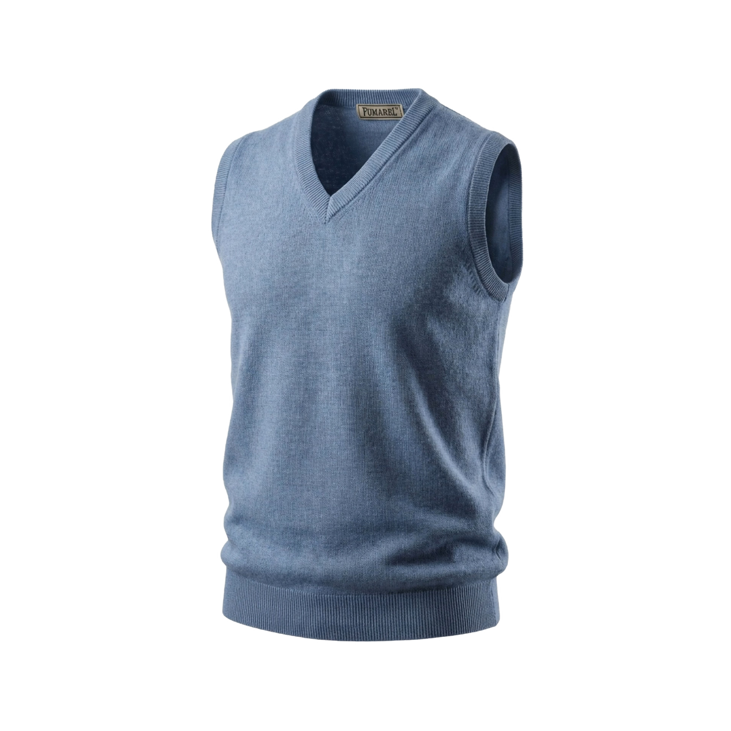 Ärmelloser Pullover aus Baby-Merinowolle