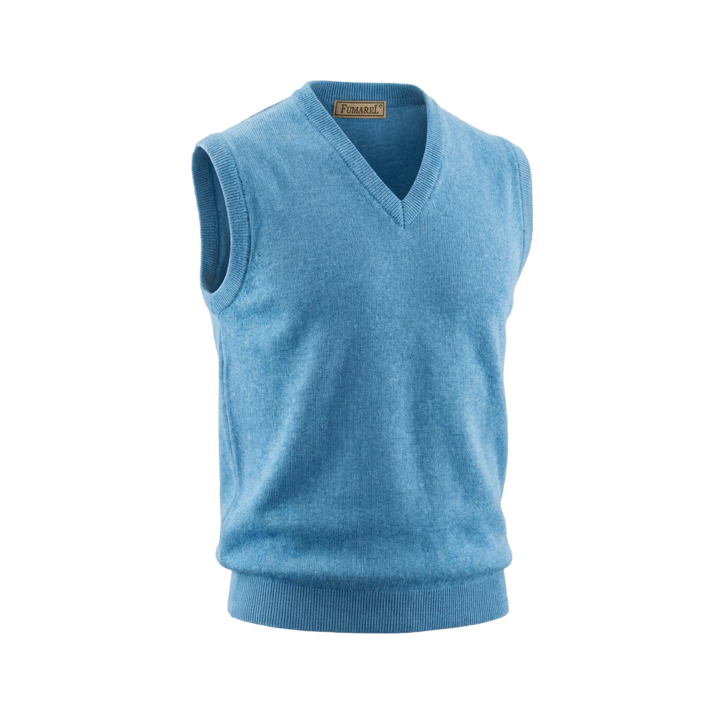 Ärmelloser Pullover aus Baby-Merinowolle