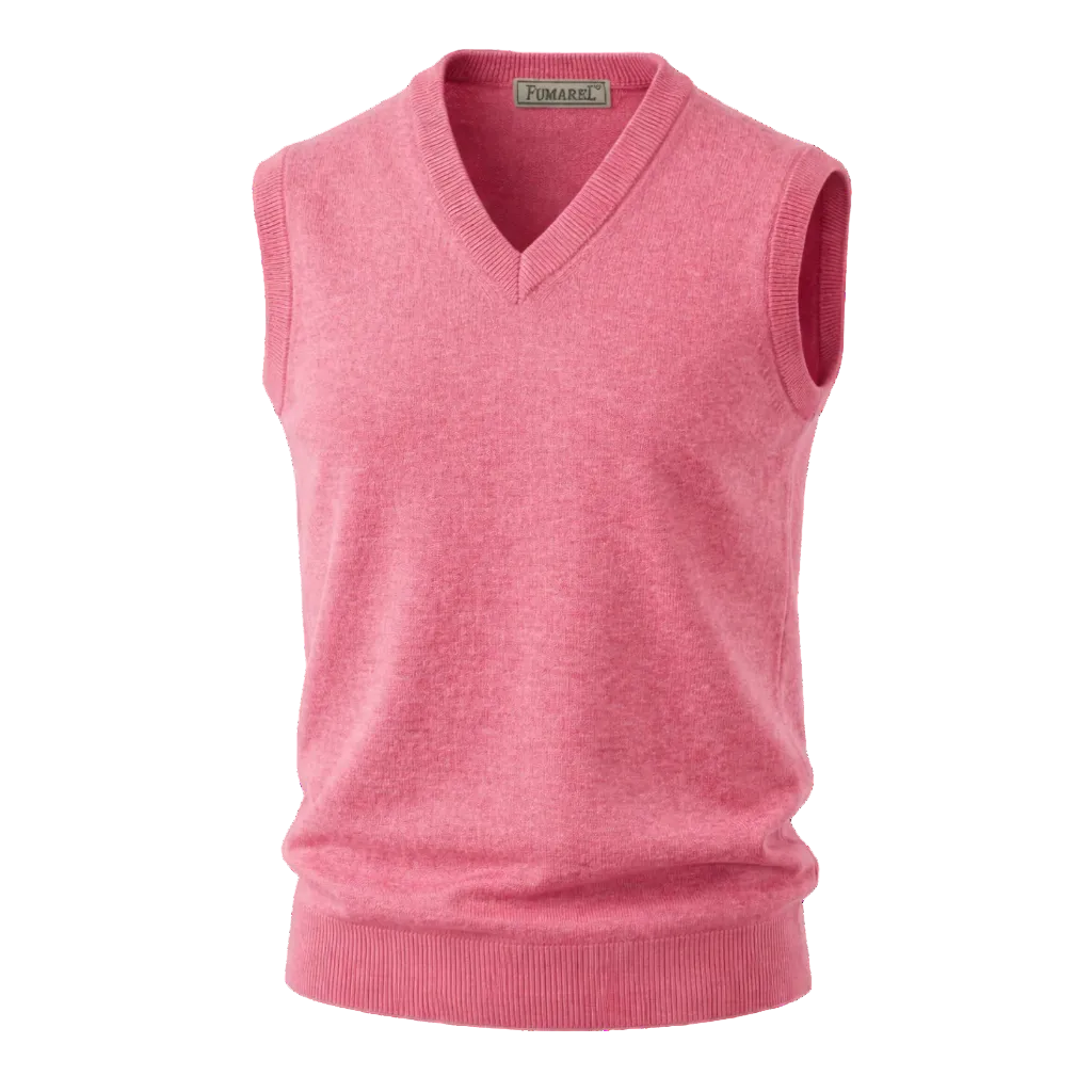 Ärmelloser Pullover aus Baby-Merinowolle