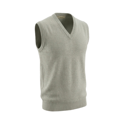 Ärmelloser Pullover aus Baby-Merinowolle