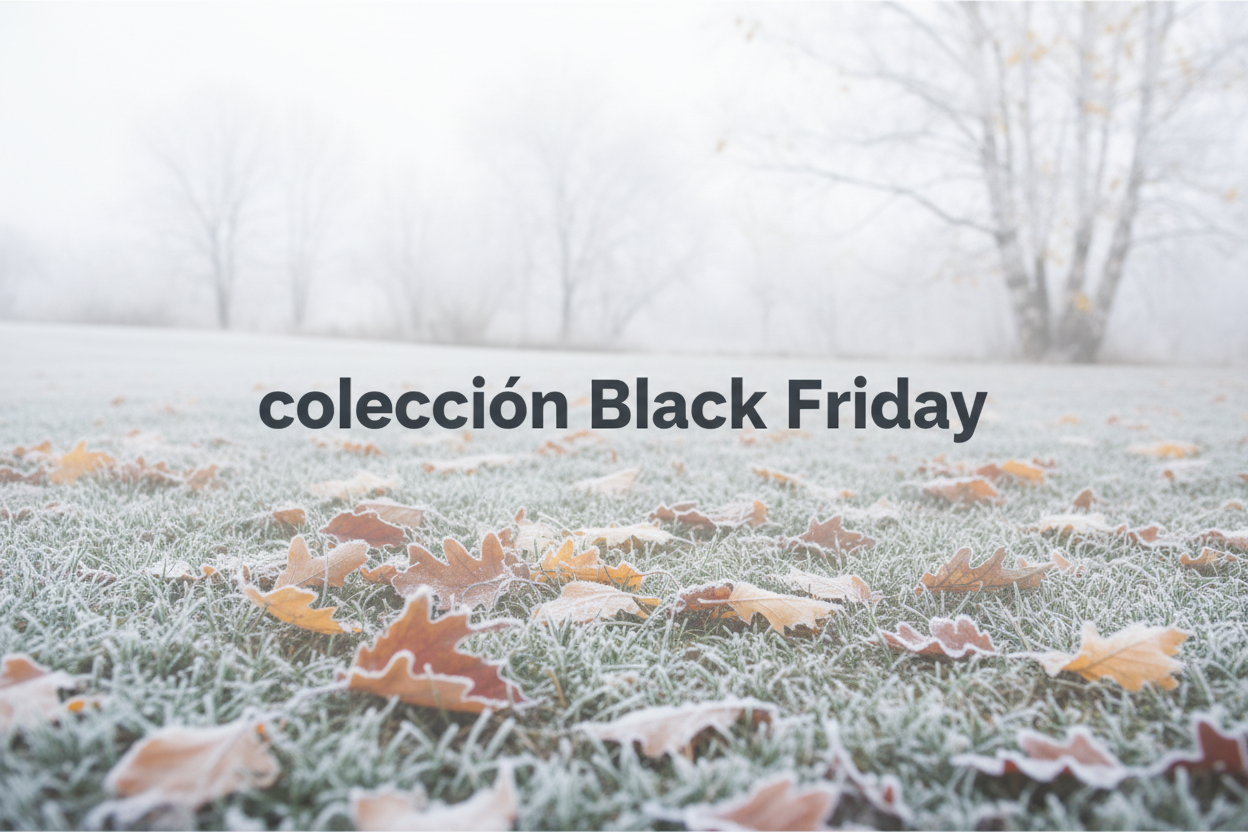 Banner Black Friday Paisaje Escarchado